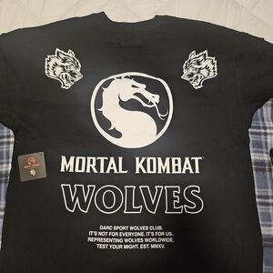 Darc Sport Black Mortal Kombat Wolves Graphic Tee
